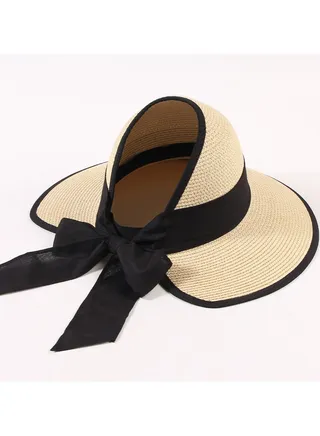 New Fashion Bow Ribbon Foldable Top Hat 