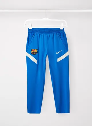 Older Kids FC Barcelona Strike Football Pants Blue 