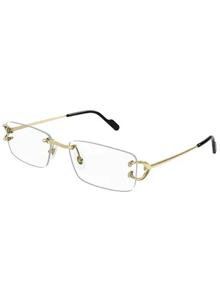 Men's Rectangular Shape Eyeglass Frames CT0344O 003 56 - Lens Size: 56 millimeter 