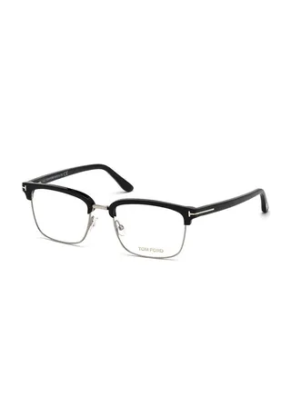 Men's Asymmetrical Eyeglass Frame - FT550400552 - Lens Size: 52 Mm 