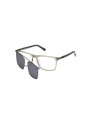 Men's Rectangular Eyeglass Frame - TB1824-H09555 - Lens Size: 55 Mm 