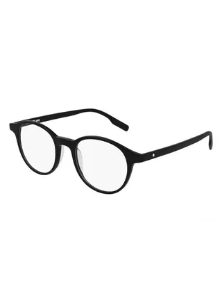 Men's Round Eyeglasses - MB0154O 001 49 - Lens Size: 49 Mm 