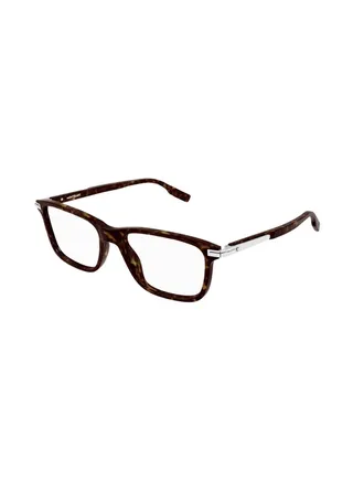Men's Square Eyeglass Frame - MB0277O 002 52 - Lens Size: 52 Mm 