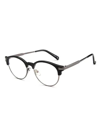 Men's Half-Eye Eyeglasses Frames 