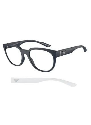 Men's Wayfarer Eyeglass Frame - EA3224 5088 52 - Lens Size: 52 Mm 