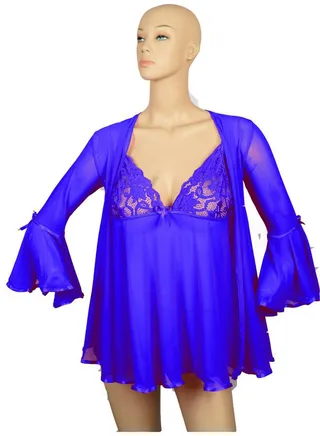 LINGERIE SET BABYDOLL WITH ROBE 