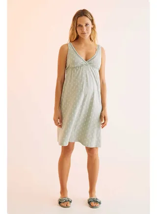 strappy maternity nightgown 