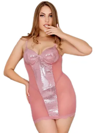 Lingerie Babydoll Playsuit 902 Cashmere 