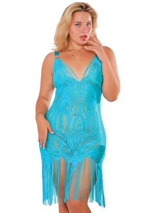 Lingerie Babydoll Playsuit 920 Turquoise 