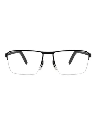 men Square Eyeglass Frame - Lens Size: 54 mm 