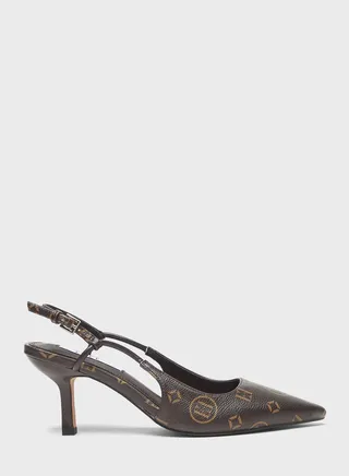 Ankle Strap Pointed Toe Pumps 