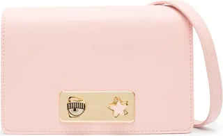 Bag With Shoulder Belt And Gold Logo