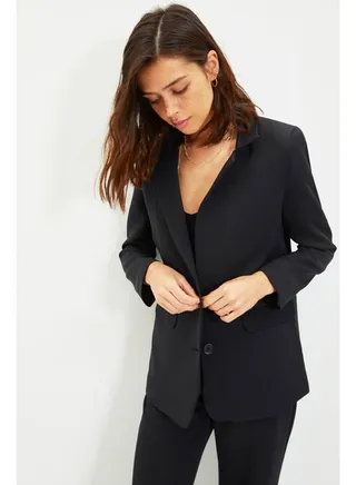Woman Blazer Jacket Black 
