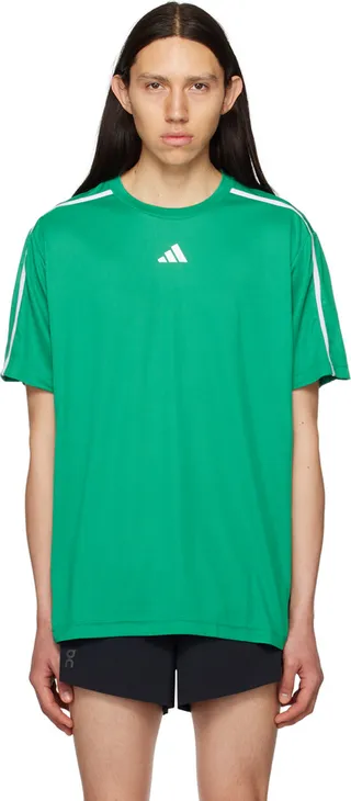 adidas Originals Green Reflective Appliqué T-Shirt