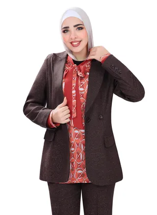 Tailored Womens Soft Tweed Blazer With Lining - Havan 