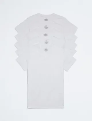 Cotton Classic Fit 5-Pack V-Neck T-Shirt
