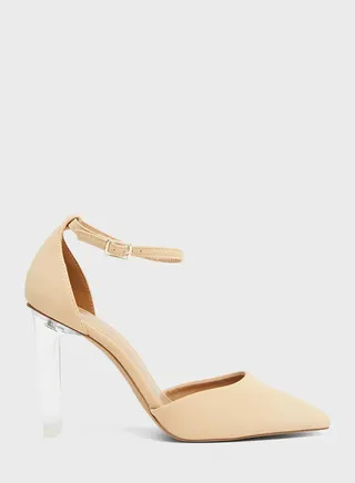 Larissa Clear Heel Pumps 