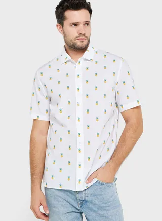 Micro Regular Fit Shirt