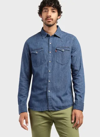 Regular Fit Denim Shirt 
