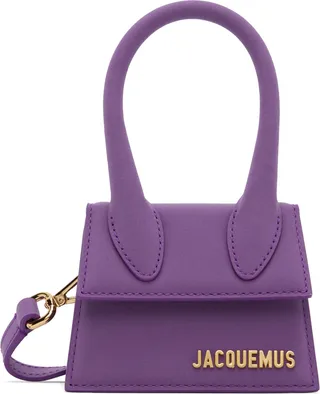 Jacquemus Purple 'Le Chiquito' Bag
