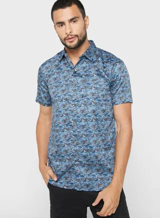 Cutway Collar Regular(Slim) Half Sleeve 