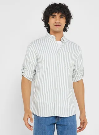 Striped Slim Fit Shirt 