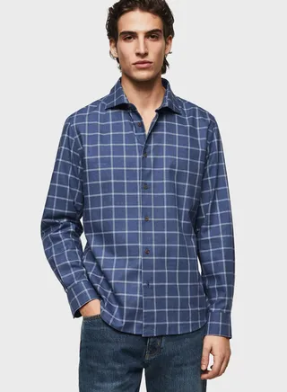 Checked Slim Fit Shirt 