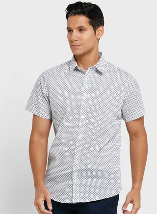 Micro Print Shirt 