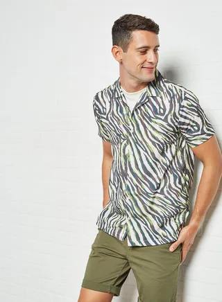 Animal Print Shirt Multicolour 