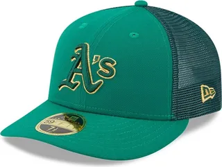 Men's New Era Kelly Green Oakland Athletics 2023 St. Patrick's Day Low Profile 59FIFTY Fitted Hat
