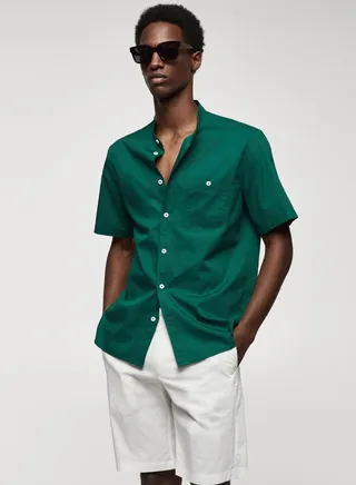 Essential Mandarian Collar Shirt
