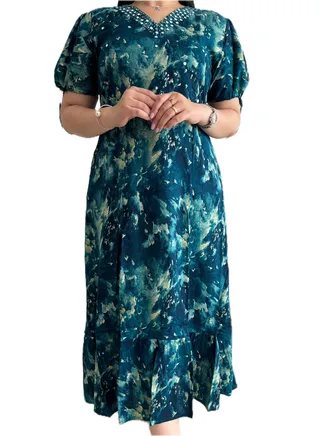 Zebees Rayon Maternity Dress 