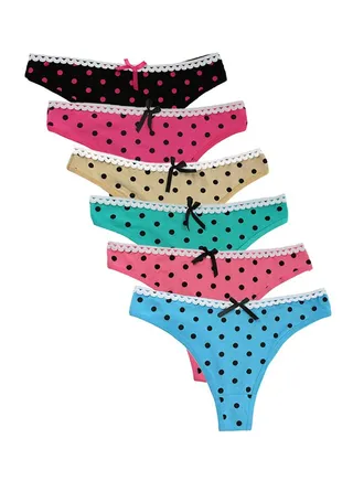 6-Piece Comfy Brief Set Multicolour 