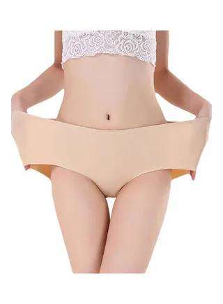 Stretchy Middle Waist Brief Khaki 