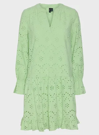 V-Neck Broidered Tunic 