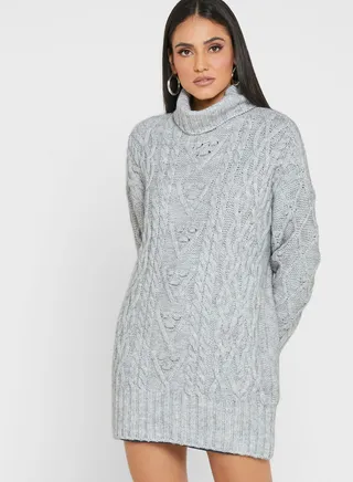 Turtle Neck Longline Tunic 