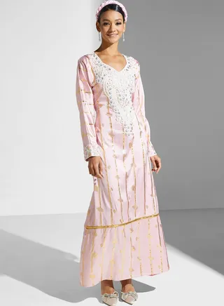 Embellished Embroidered Jalabiya 