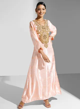 Embellished Embroidered Jalabiya 