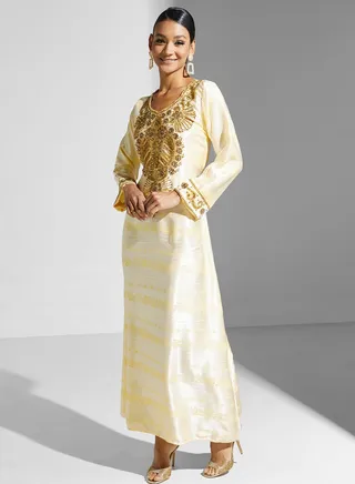 Embellished Embroidered Jalabiya 