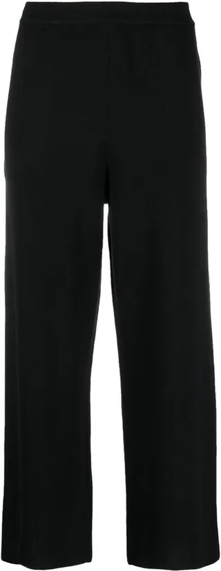 Cropped Wool Trousers