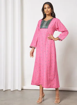 All Over Printed Jalabiya 