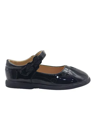 Mon Ami Girls and Kids School Shoes , Soft Bottom, Hook and Loop, Flats & Lightweight for Little Kid Casual Baby Girl Shoes for Party, School Uniform, Black Dress & Wedding Dress 
