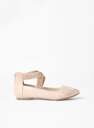 Baby Crossover Strap Ballerinas Pink 
