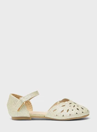 Kids Velcro Ballerinas 