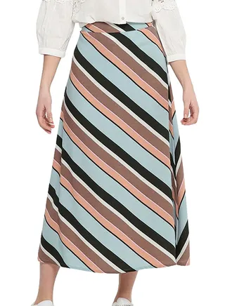 Striped Skirt Multicolour 