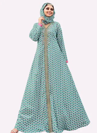 Sara Floral Printed Jalabiya 