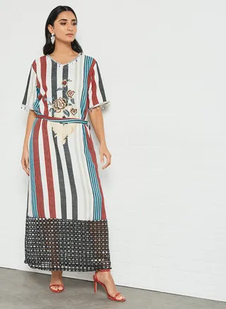Classic Modest Jalabiya Multicolour 