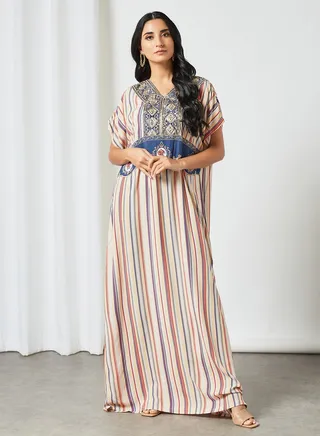 Classic Modest Jalabiya Multicolour 