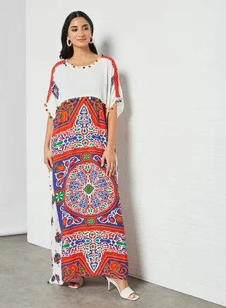 Classic Modest Jalabiya Multicolour 