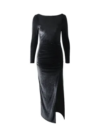Long Night Dress Black 